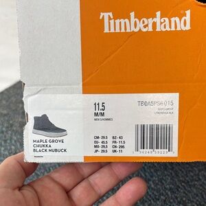 Timberland Maple Grove Black Chukka Boots